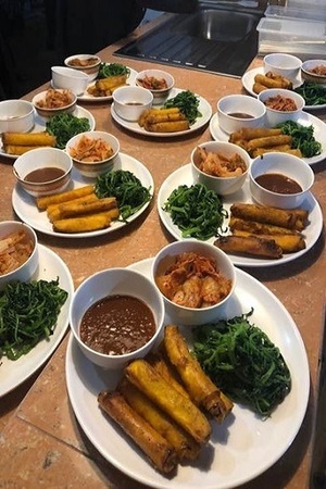 フィリピン バギオ留学 BECI 女性専用キャンパス BBQ 1_コピー