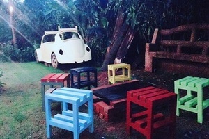 フィリピン バギオ留学 BECI 女性専用キャンパス BBQ 5_コピー