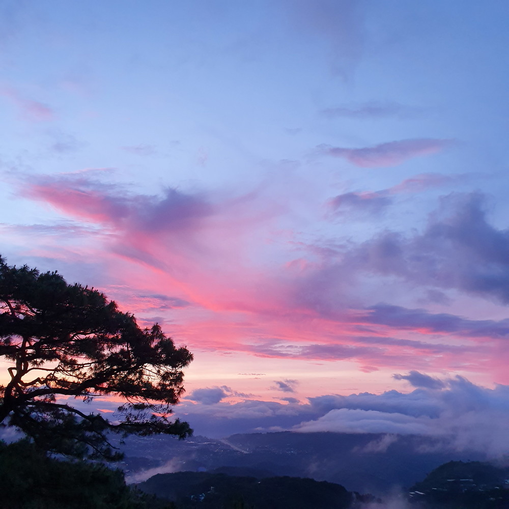 フィリピン バギオ留学 BECI 夕焼け写真 6 名古屋 岐阜 ライフアブロード