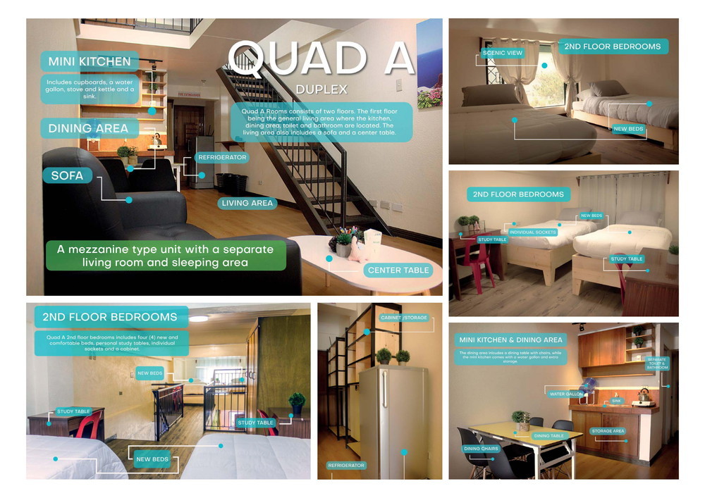 フィリピン留学 バギオ留学 Baguio JIC 部屋情報 2 四人部屋A 名古屋 岐阜 大垣 留学エージェント