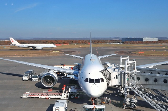 飛行機 駐機