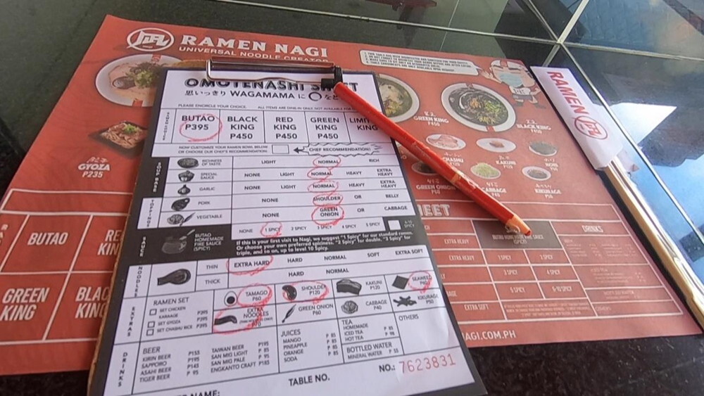 フィリピン バギオ留学 SMモール ラーメンNagi 5 ライフアブロード